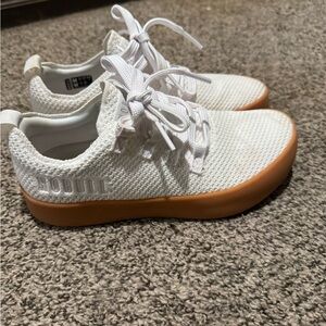 NOBULL White Trainers with Brown Sole